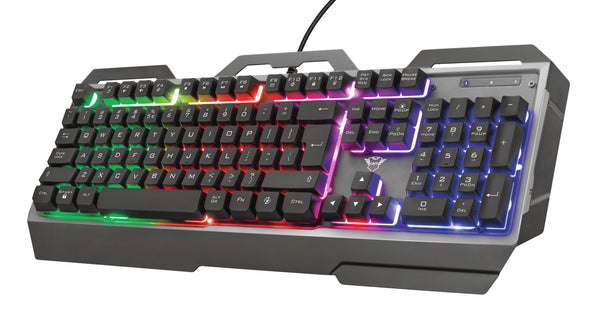 Trust GXT 856 Torac Tastatur Gaming USB QWERTZ Schweiz Schwarz