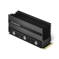 Axagon CLR-M2XL Alu-Passivkühler für ein- sowie doppelseitigen M.2 SSD-Festplatten Größe 2280, Höhe 36 mm