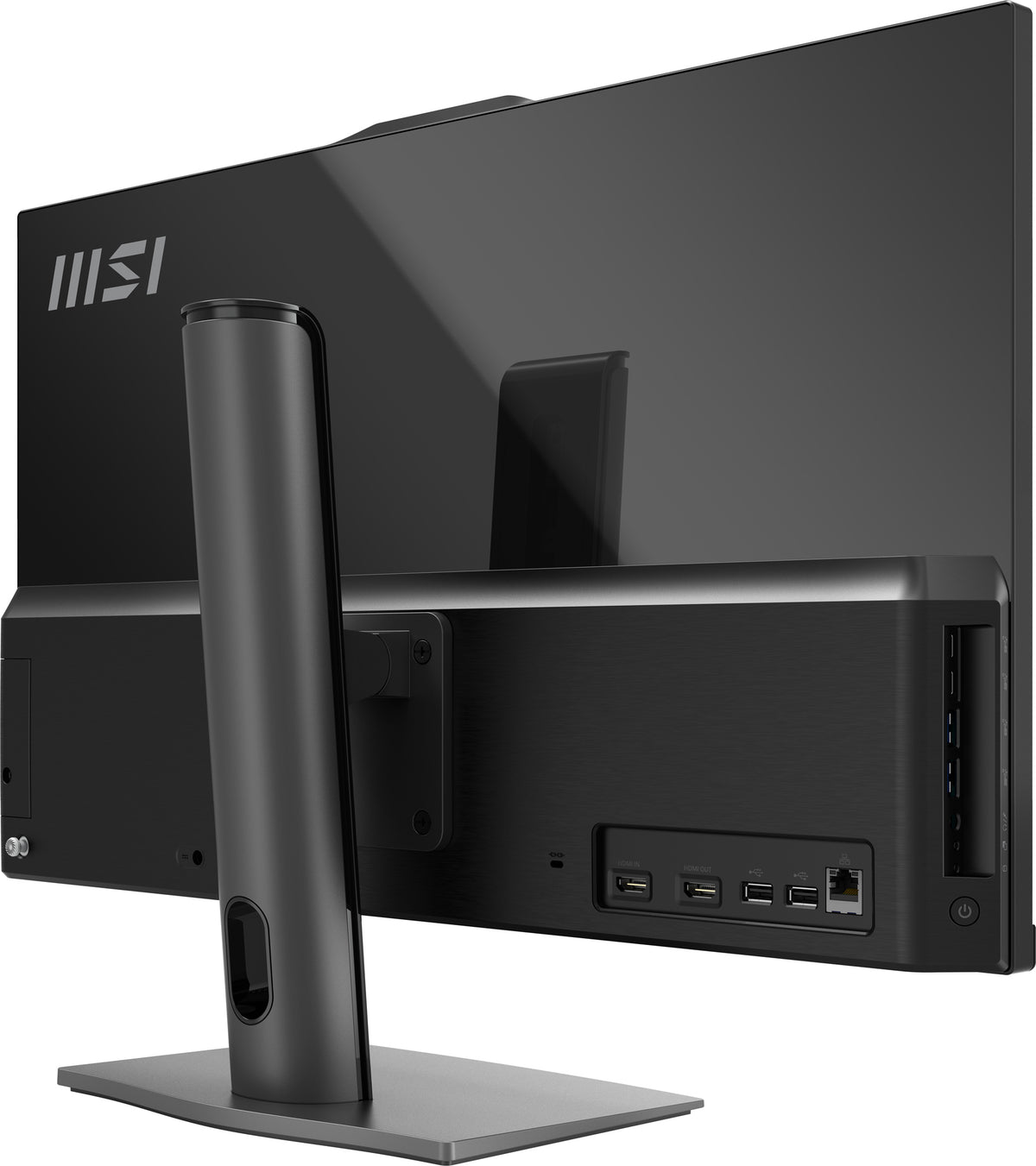 MSI Modern AM242P 1M-1871AT All-in-One PC/Workstation Intel Core 3 100U 60,5 cm (23.8") 1920 x 1080 Pixel All-in-One-PC 16 GB DDR5-SDRAM 256 GB SSD Windows 11 Pro Wi-Fi 6E (802.11ax) Schwarz