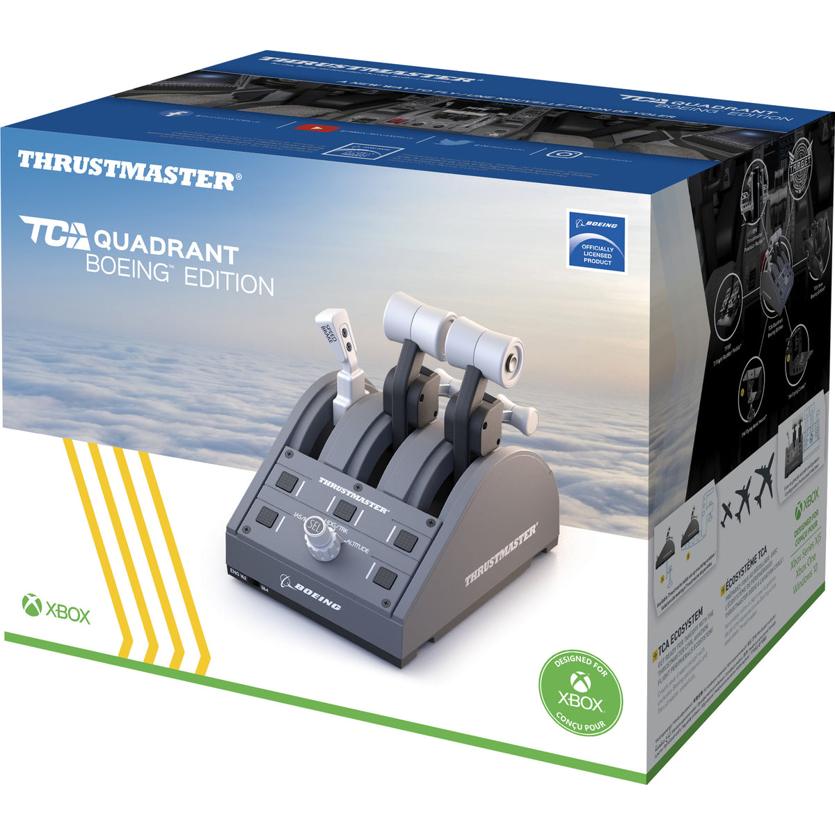 Thrustmaster TCA Quadrant Boeing Edition Grau USB Joystick PC, Xbox, Xbox One X, Xbox Series S