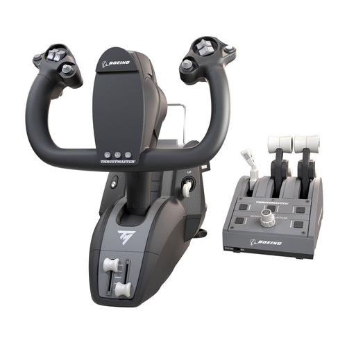 Thrustmaster TCA Yoke Pack Boeing Edition Schwarz, Grau USB Kampfstab PC, Xbox, Xbox One, Xbox One S, Xbox One X, Xbox Series S, Xbox Series X
