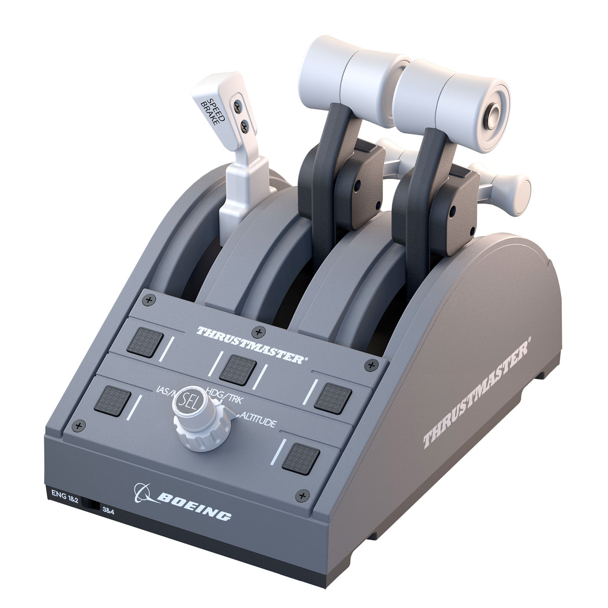 Thrustmaster TCA Yoke Pack Boeing Edition Schwarz, Grau USB Kampfstab PC, Xbox, Xbox One, Xbox One S, Xbox One X, Xbox Series S, Xbox Series X