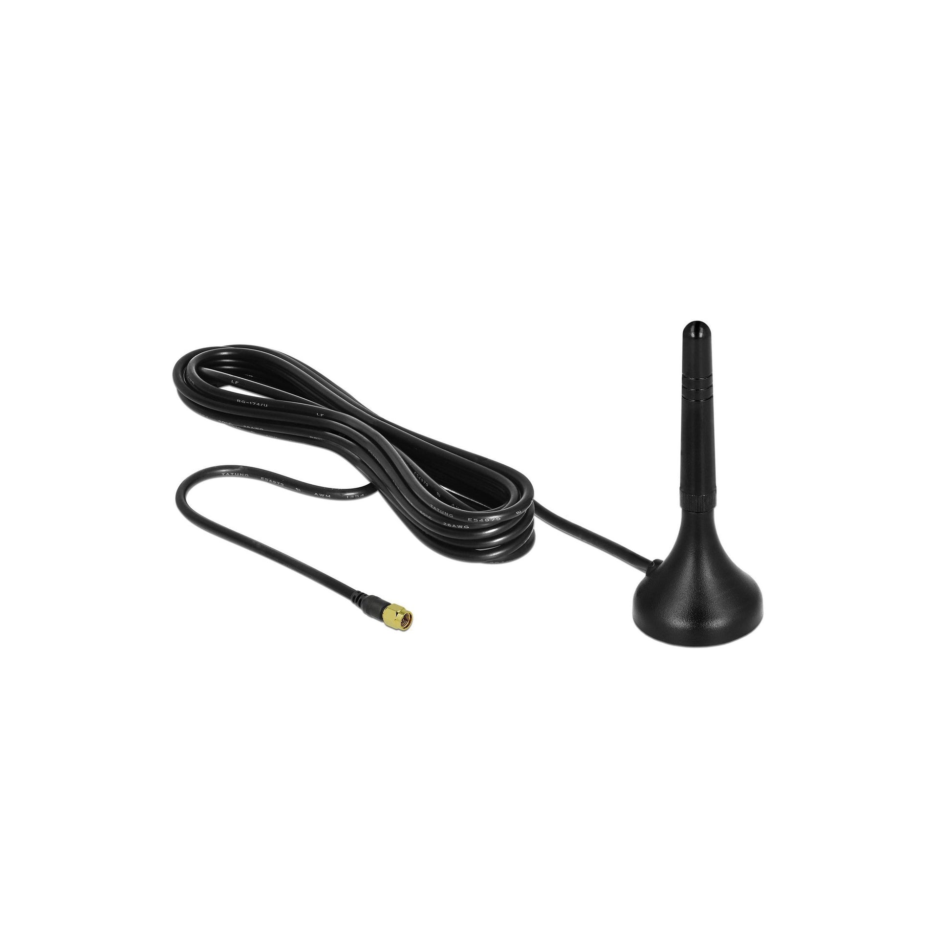 Delock LTE Antenne, 1-2dBi, Magnetfuss,8cm