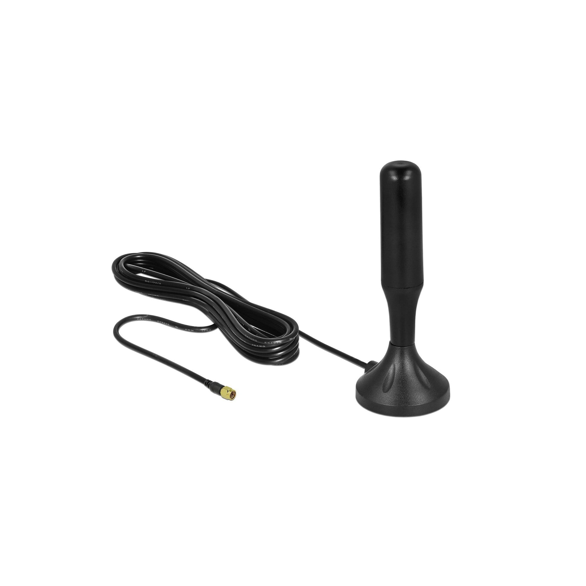 Delock LTE Antenne, 3-5dBi, Magnetfuss,13cm