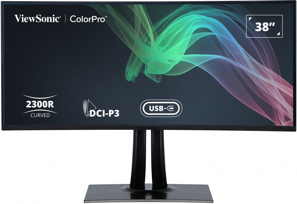 Viewsonic VP3881A Computerbildschirm 96,5 cm (38") 3840 x 1600 Pixel Quad HD+ LED Schwarz
