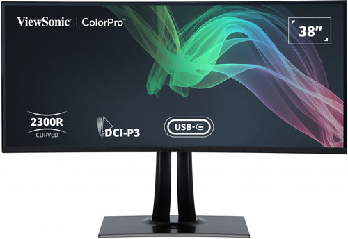Viewsonic VP3881A Computerbildschirm 96,5 cm (38") 3840 x 1600 Pixel Quad HD+ LED Schwarz