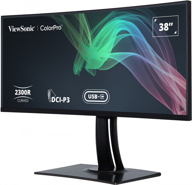 Viewsonic VP3881A Computerbildschirm 96,5 cm (38") 3840 x 1600 Pixel Quad HD+ LED Schwarz