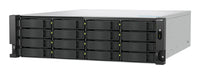 QNAP TS-H1677AXU-RP Speicherserver Rack (3U) AMD Ryzen™ 7 7745 32 GB DDR5 0 TB QNAP QTS Schwarz, Grau