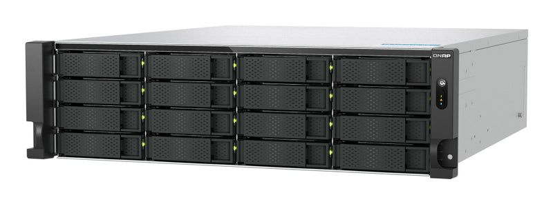 QNAP TS-H1677AXU-RP Speicherserver Rack (3U) AMD Ryzen™ 7 7745 32 GB DDR5 0 TB QNAP QTS Schwarz, Grau
