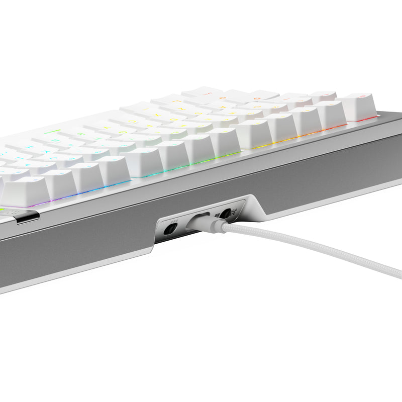 Glorious Gaming GMMK 3 PRO 75% Prebuilt Tastatur USB QWERTY US Englisch Silber
