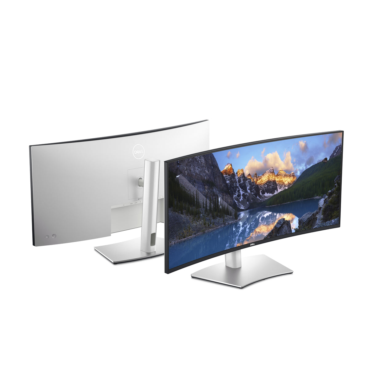DELL UltraSharp U3824DW Computerbildschirm 95,2 cm (37.5") 3840 x 1600 Pixel Wide Quad HD+ LCD Schwarz, Silber