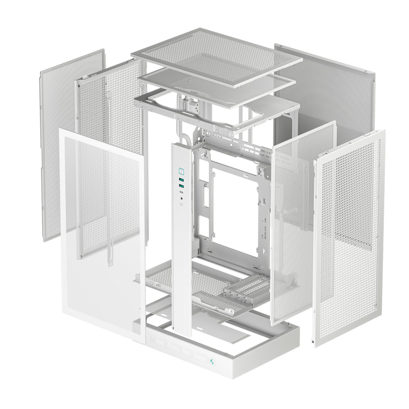 DeepCool CH270 Digital WH Mini Tower Weiß