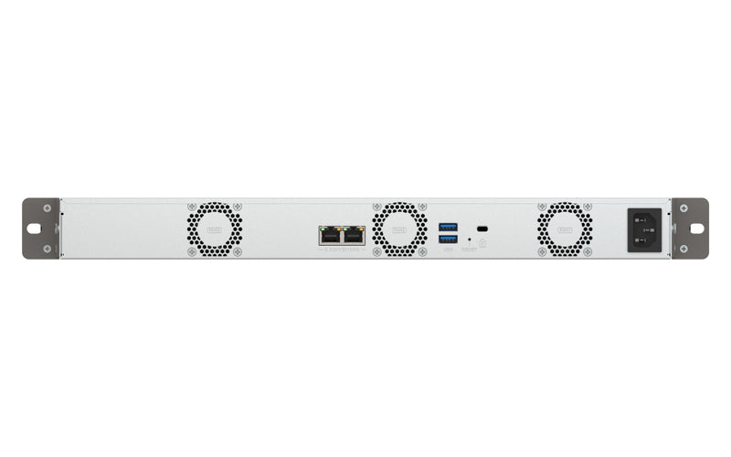 QNAP TS-433eU NAS Rack (1U) Cortex-A Cortex-A55 4 GB 0 TB QNAP Turbo System Schwarz