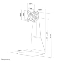 Neomounts FPMA-D850BLACK Monitor-Ständer 10-27"