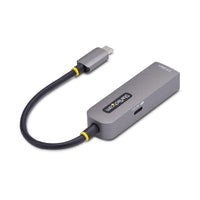 StarTech.com 2,5GbE USB C Ethernet Adapter, 100W PD Pass-Through, USB-C auf Lan-RJ45 Netzwerkadapter, USB-C 3.0 NIC, Thunderbolt Kompatibel, Windows & Mac