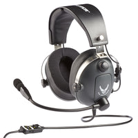 Thrustmaster T.Flight U.S. Air Force Kopfhörer Kabelgebunden Kopfband Luftfahrt-Luftverkehrskontrolle Schwarz, Grau
