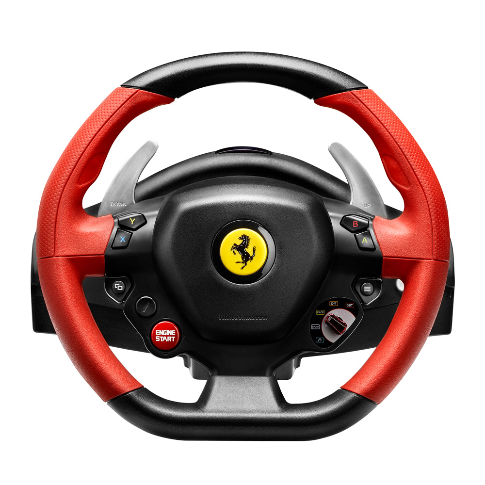 Thrustmaster Ferrari 458 Spider Schwarz, Rot USB Lenkrad + Pedale Xbox One