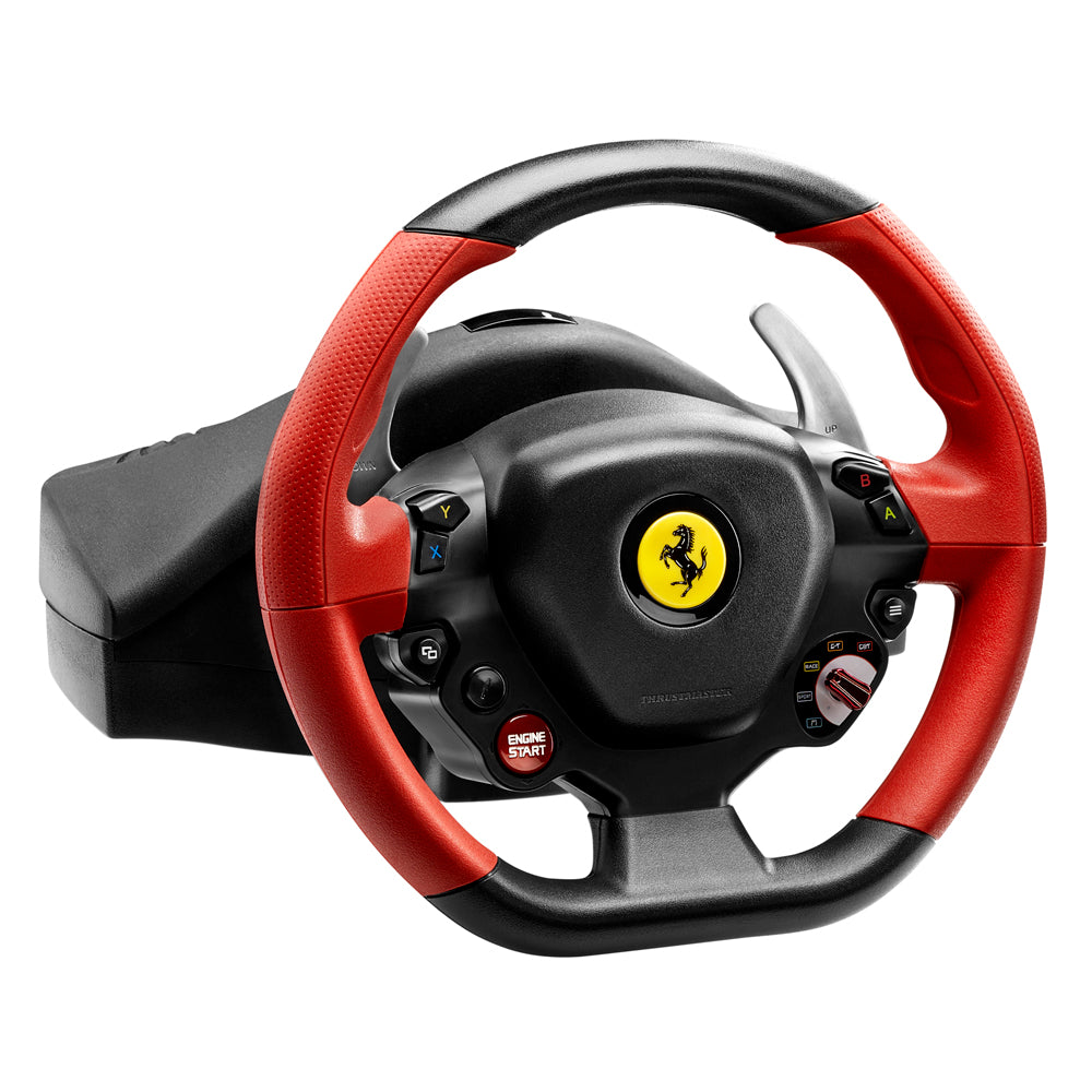 Thrustmaster Ferrari 458 Spider Schwarz, Rot USB Lenkrad + Pedale Xbox One
