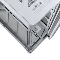 ASUS ROG CRONOX GR801 CURVE TG ARGB WHITE Midi Tower Weiß