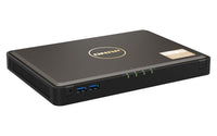 QNAP TBS-464 NAS Desktop Intel® Celeron® N5105 8 GB DDR4 0 TB QNAP Turbo System Schwarz