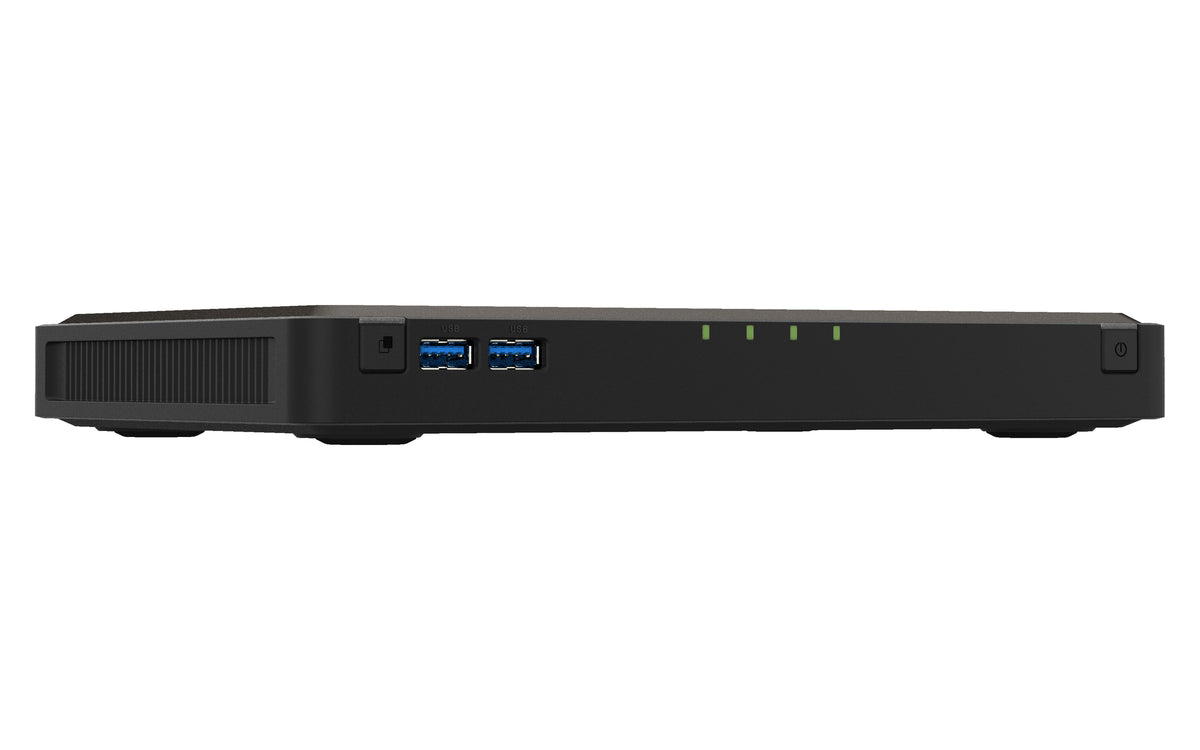 QNAP TBS-464 NAS Desktop Intel® Celeron® N5105 8 GB DDR4 0 TB QNAP Turbo System Schwarz