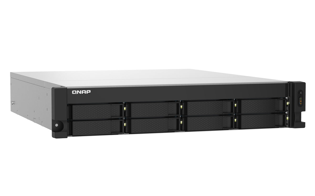 QNAP TS-832PXU-RP NAS Rack (2U) Annapurna Labs AL324 4 GB DDR4 0 TB QNAP Turbo System Schwarz