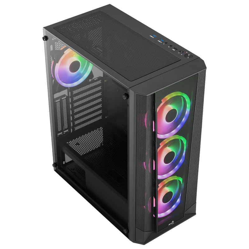 Aerocool Prism ARGB Midi Tower Schwarz