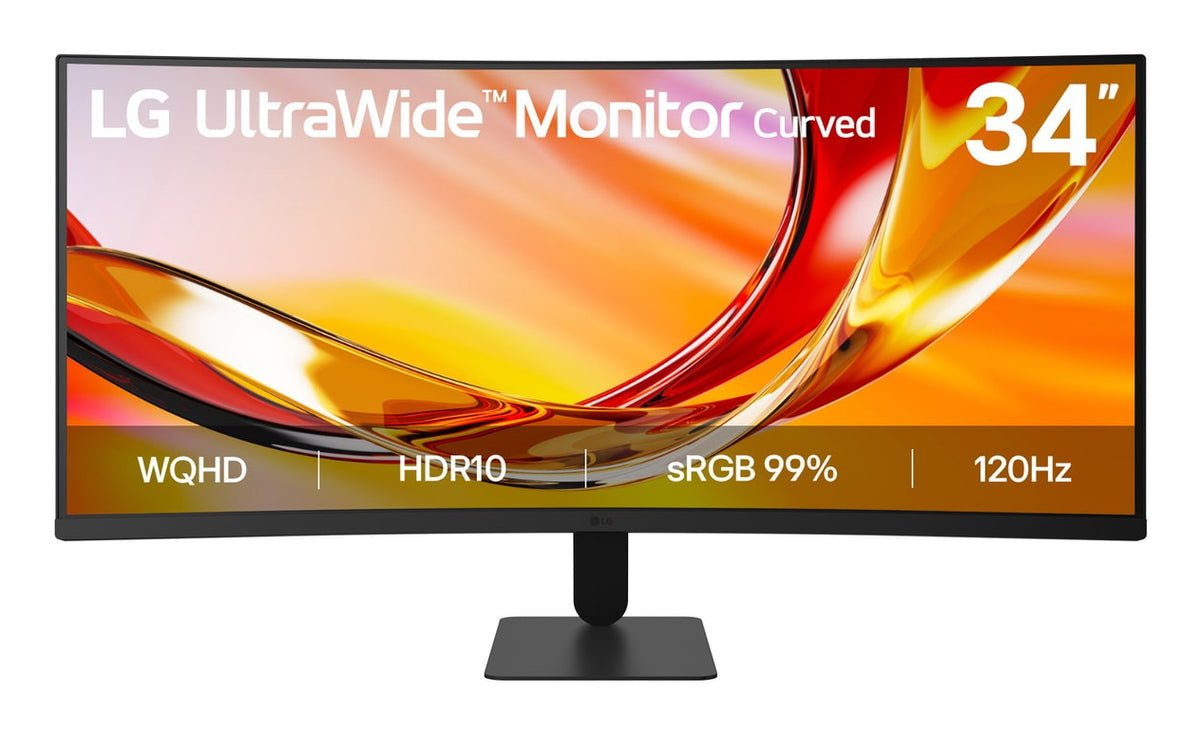 LG 34U601B-B Computer Monitor 86.4 cm (34") 3440 x 1440 Pixels Dual WQHD LCD Black