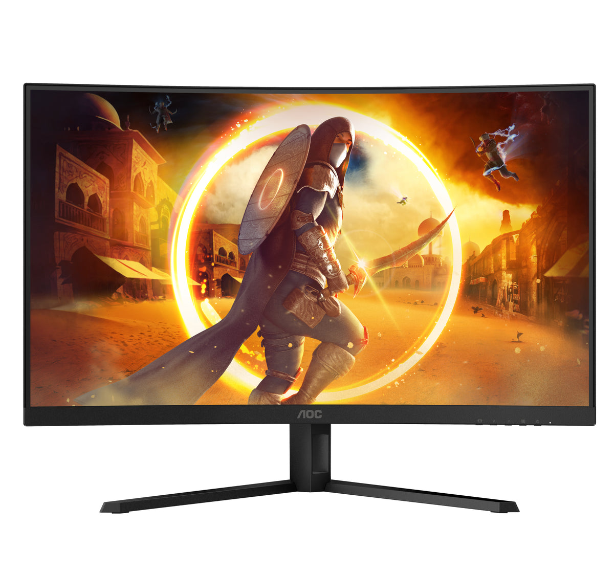AOC G4 CQ32G4VE Computerbildschirm 80 cm (31.5") 2560 x 1440 Pixel Quad HD LCD Schwarz, Grau