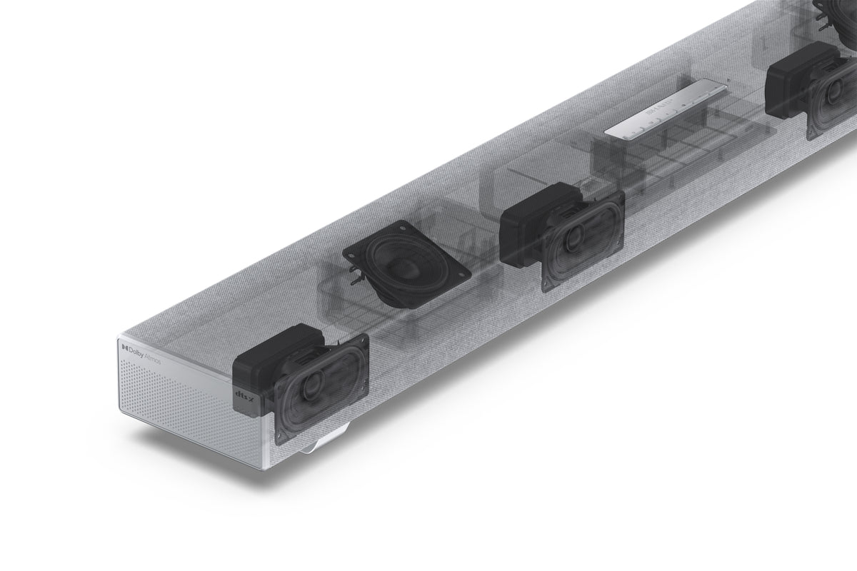Sharp HT-SBW53121(SL) Soundbar-Lautsprecher Silber 3.1.2 Kanäle 182 W