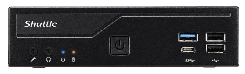 Shuttle Slim PC DH610 , S1700, 1x HDMI, 2x DP , 1x 2.5" , 2x M.2, 2x LAN (Intel 1G + 2.5G), 2x COM, 24/7 Dauerbetrieb, inkl. VESA
