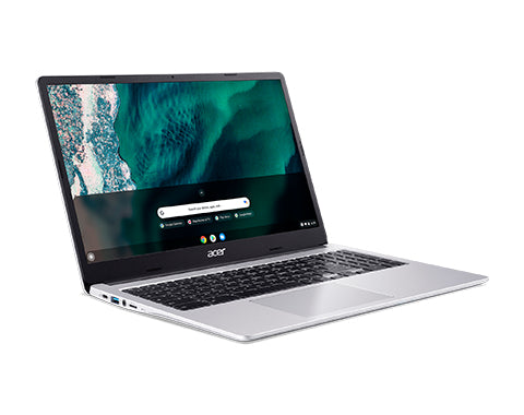 Acer Chromebook CB315-4H-P9XQ Intel® Pentium® Silver N6000 39,6 cm (15.6") Full HD 4 GB LPDDR4x-SDRAM 128 GB Flash Wi-Fi 6E (802.11ax) ChromeOS Silber