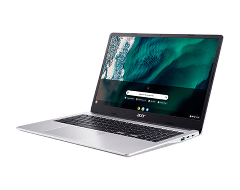 Acer Chromebook CB315-4H-P9XQ Intel® Pentium® Silver N6000 39,6 cm (15.6") Full HD 4 GB LPDDR4x-SDRAM 128 GB Flash Wi-Fi 6E (802.11ax) ChromeOS Silber