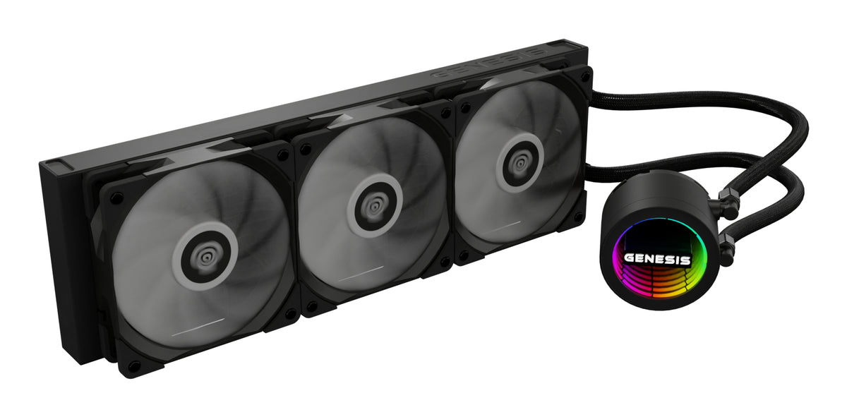 GENESIS NLG-2321 Computerkühlsystem Prozessor All-in-One-Flüssigkeitskühler Schwarz