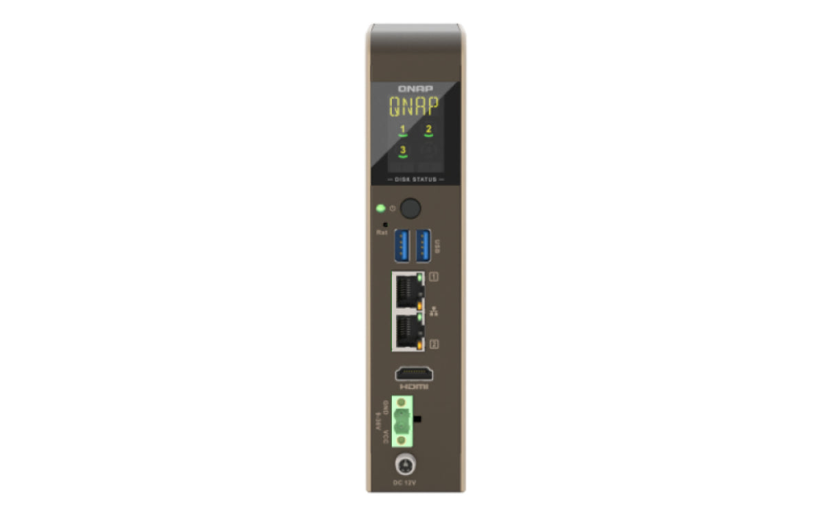 QNAP QBoat-300 NAS Kompakt 4 GB 0 TB QNAP QTS Grau