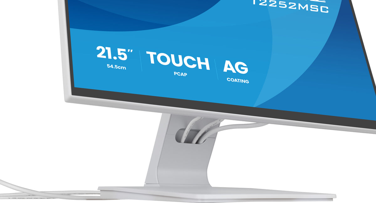 iiyama ProLite T2252MSC-W2AG Computerbildschirm 54,5 cm (21.4") 1920 x 1080 Pixel Full HD LCD Touchscreen Weiß