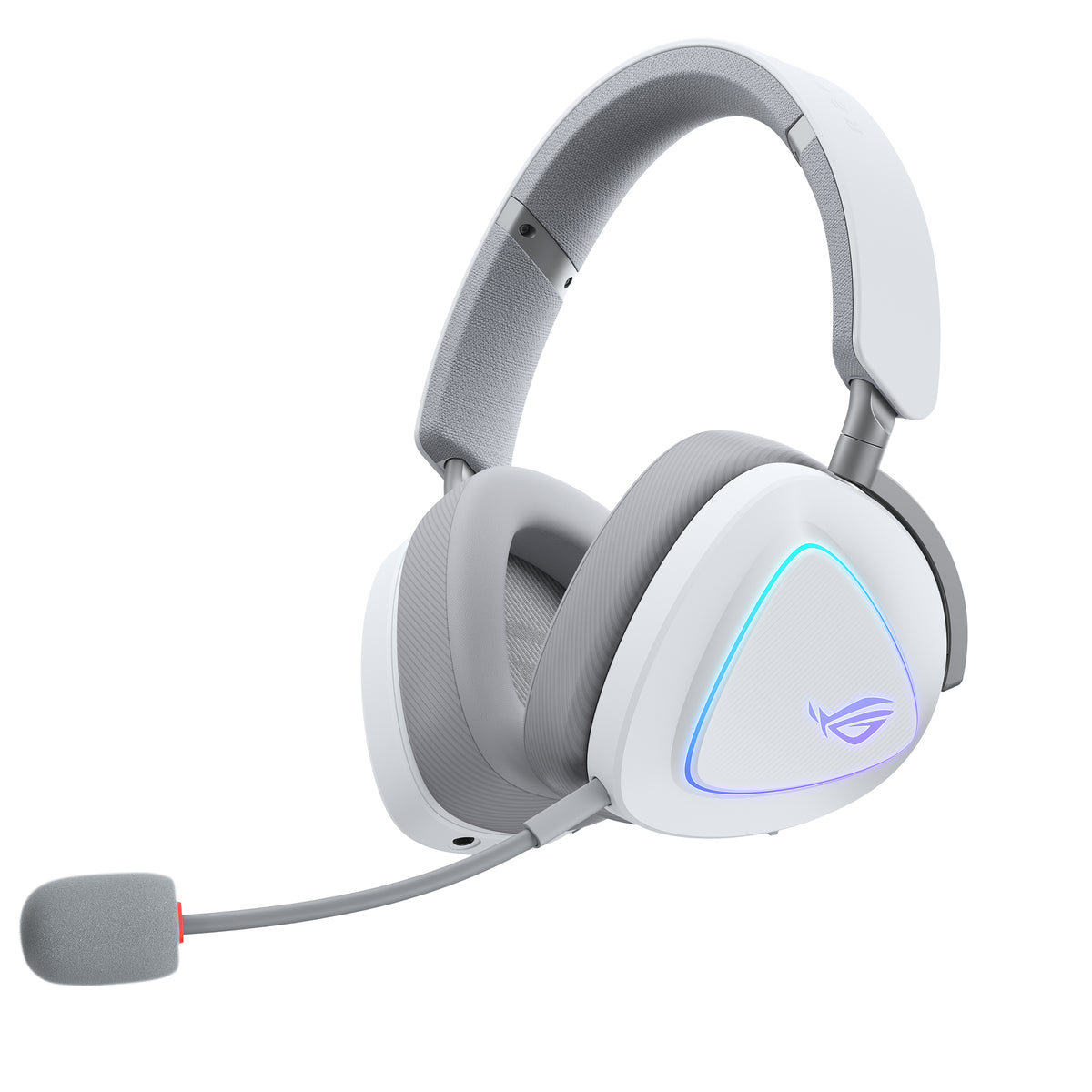 ASUS ROG Delta II Kopfhörer Verkabelt & Kabellos Kopfband Gaming USB Typ-C Bluetooth Weiß