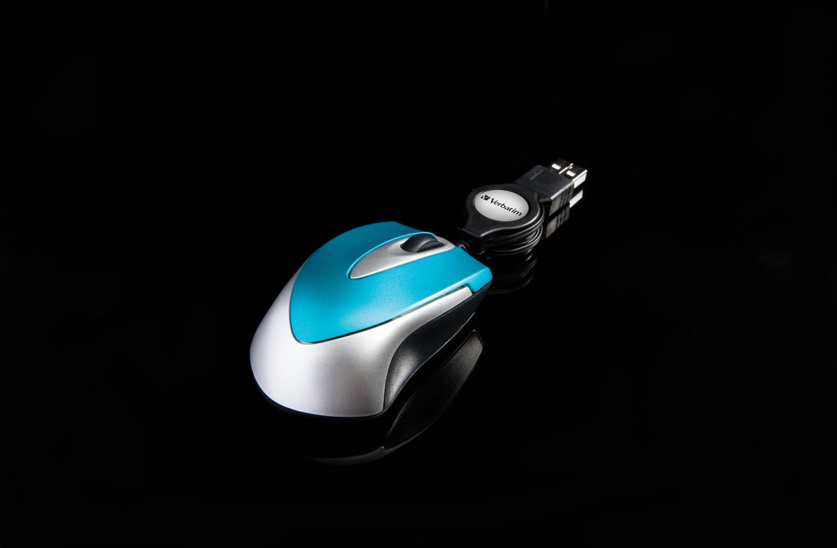 Verbatim Go Mini Maus Büro Beidhändig USB Typ-A Optisch 1000 DPI