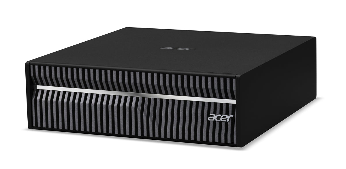 Acer Veriton GN100 AI-006 GB10 128 GB LPDDR5x-SDRAM 2 TB SSD DGX OS Mini PC Arbeitsstation Schwarz, Grau