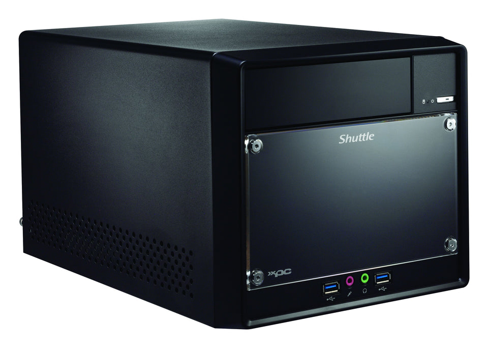 Shuttle XPC cube Barebone SH610R4 - S1700, Intel H610, 1x PCIe X16, 1x PCIe X1, 1x LAN, 1x HDMI, 2x DP, 1x VGA, 2x 3.5"