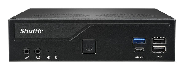 Shuttle XPС slim DH610V2 PC/Workstation Barebone 1,35 l großer PC Schwarz Intel H610 LGA 1700