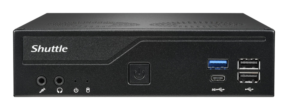Shuttle XPC slim DH610V2 PC/Workstation Barebone 1.35L Black Intel H610 LGA 1700