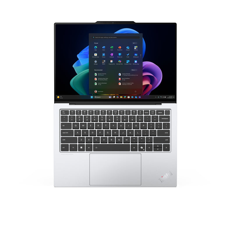 Lenovo ThinkPad X9-14 Gen 1 Aura Edition Copilot+ PC Intel Core Ultra 7 258V Laptop 35,6 cm (14") Touchscreen 2.8K 32 GB LPDDR5x-SDRAM 1 TB SSD Wi-Fi 7 (802.11be) Windows 11 Pro Deutsch Weiß