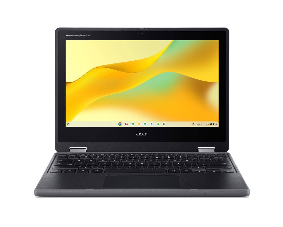 Acer Chromebook R757TN-TCO-C7AD Intel® N N150 Hybrid (2-in-1) 29,5 cm (11.6") Touchscreen HD 8 GB LPDDR5x-SDRAM 64 GB Flash Wi-Fi 6 (802.11ax) ChromeOS Schwarz