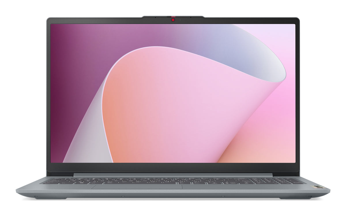 Lenovo IdeaPad Slim 3 15AMN8 AMD Ryzen™ 5 7520U Laptop 39,6 cm (15.6") Full HD 16 GB LPDDR5-SDRAM 512 GB SSD Wi-Fi 6 (802.11ax) Windows 11 Home Grau QWERTY Englisch
