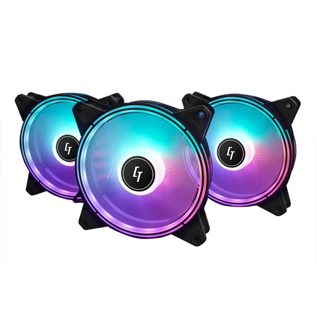 Chieftec Chieftronic Nova Set Ventilator 12 cm Schwarz 3 Stück(e)
