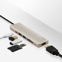 ATEN USB-C-Multiport-Mini-Dockingstation mit Power-Pass-Through
