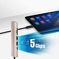 ATEN USB-C-Multiport-Mini-Dockingstation mit Power-Pass-Through