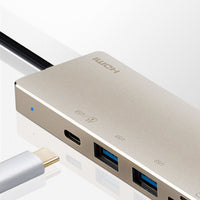 ATEN USB-C-Multiport-Mini-Dockingstation mit Power-Pass-Through