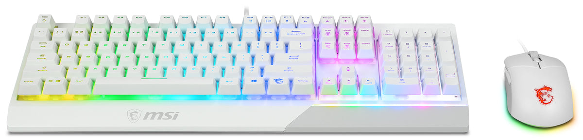MSI S11-04DE305-CLA Tastatur Maus enthalten Gaming USB QWERTZ Deutsch Weiß